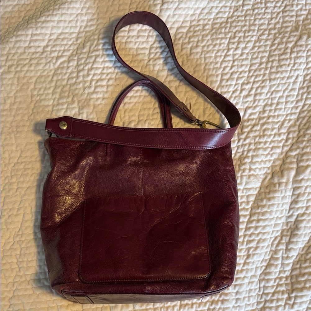 HOBO Oxblood Red Shoulder Bag